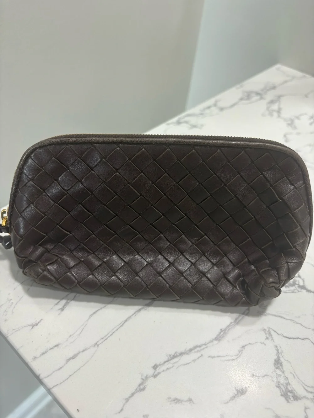 Bottega Veneta Dark Brown pouch